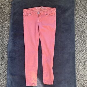 Express Coral Skinny Jeans for Women